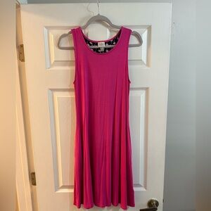 Bright Pink Cupio Swing Dress - Size Small